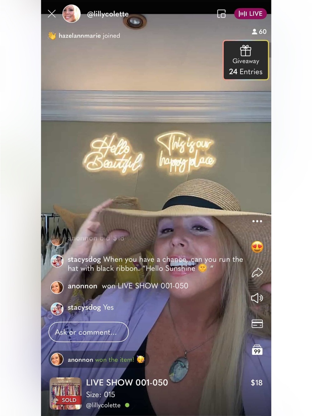 @lillycolette Michelle is LIVE!! Free People, Anthro, BOHO & More! ⭐️ - Picture 7 of 8